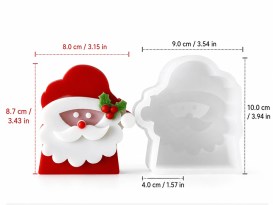 Molde silicona papa noel